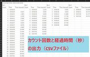 JEgf[^ƃJEgԂCSVt@Cŏo͂łB