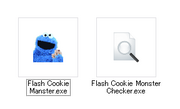 Flash Cookie Monster