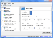 Appearance - Aero Colorsでは、手軽にAero機能をカスタマイズできる