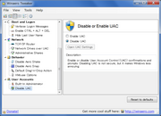 User Accounts - Disable UACでは、UACを無効化することも可能